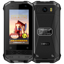 CONQUEST 征服F2 EX防爆手機化工廠二類本質安全型工業(yè)級對講智能三防石油燃氣管道制藥 帶發(fā)票和防爆證 3G+32G